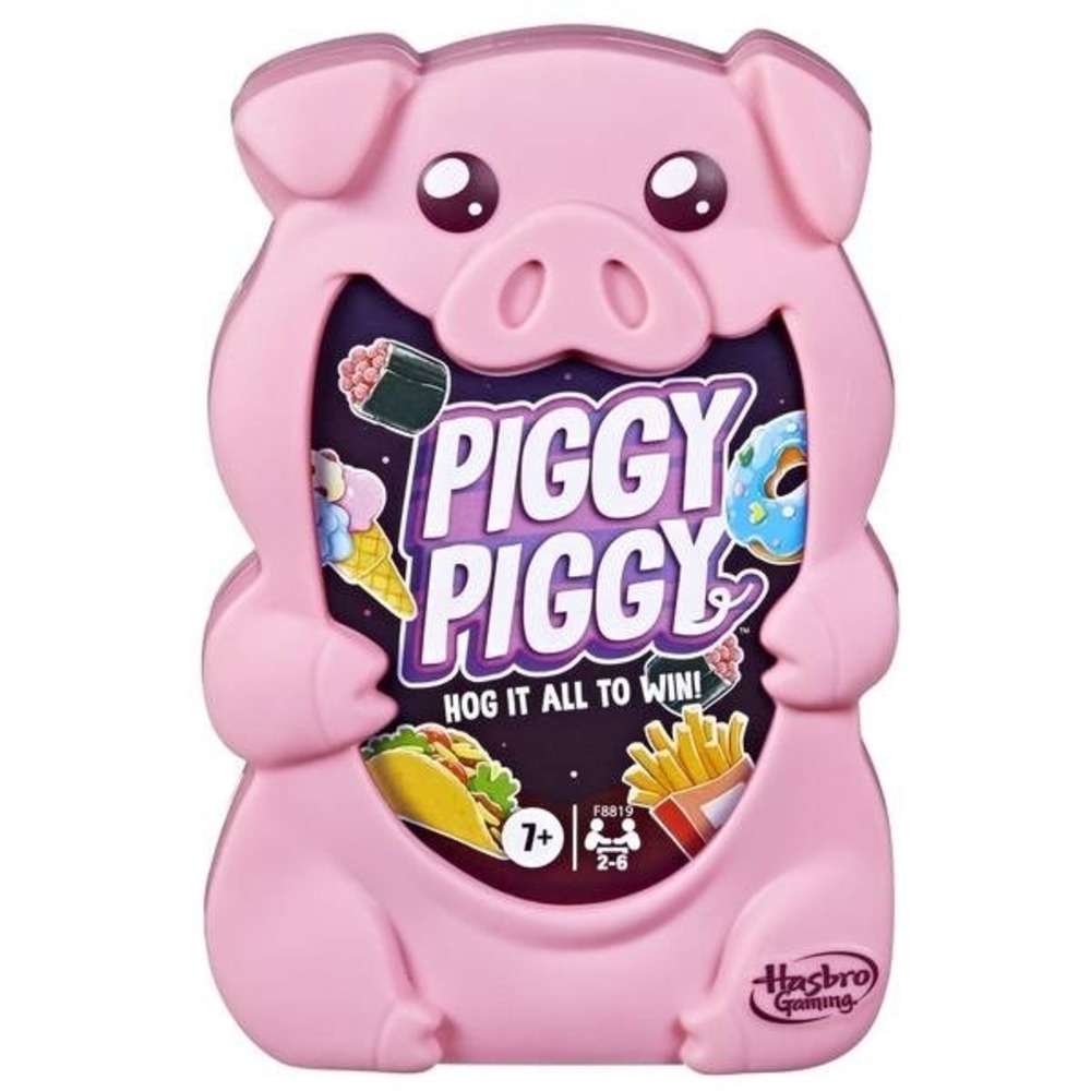 Hasbro Gaming Piggy Piggy Card Game 108 Cards 5 Pig Figures Ages 7+ Family NIB